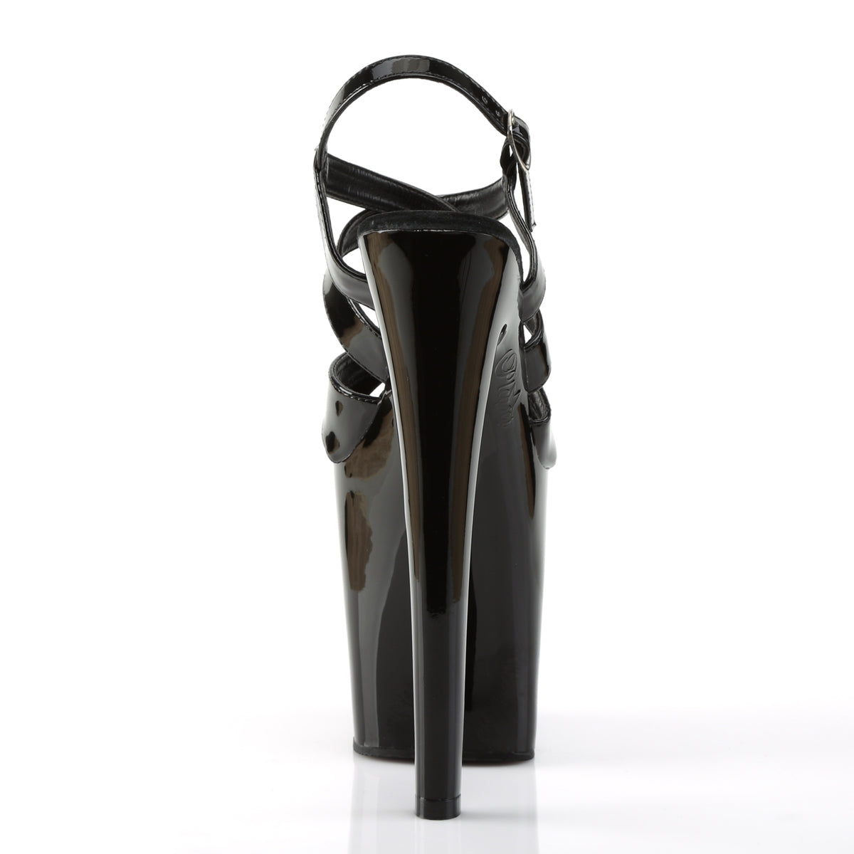 Pleaser Damen Sandalen XTREME-872 BLK Pat / BLK