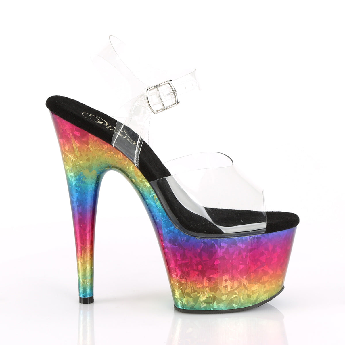 Pleaser   ADORE-708MRB CLR / Metallic Rainbow